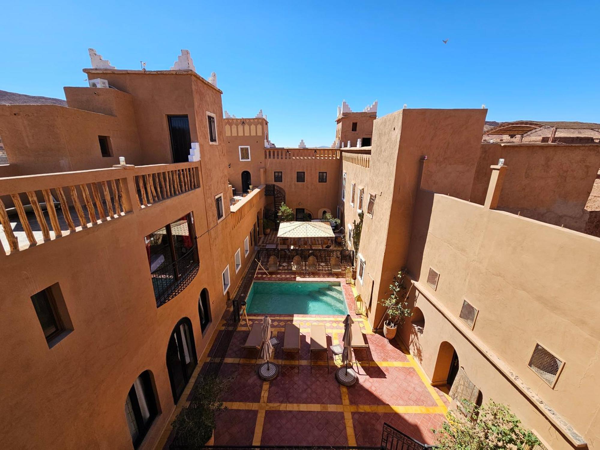 Kasbah La Cigogne Acomodação com café da manhã Ait Benhaddou Exterior foto